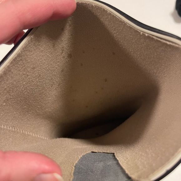 Sperry Black and Cream Women's Rain Boots - Picture 9 of 9